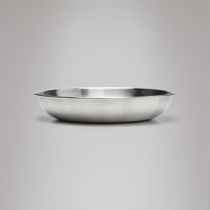 Stainless Steel 2-Pack Deep Plates - Steel