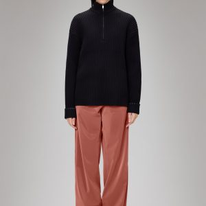 Sapa Half Zip Knit - Black