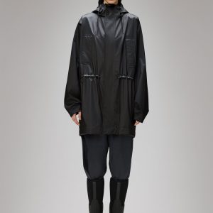 Bold Long Jacket - Black Grain