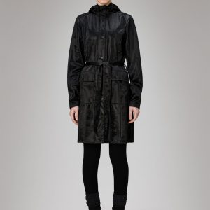 Curve Long Jacket - Coal