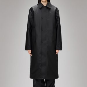 Rains x Umbro Manager Coat - Black