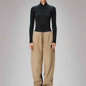 Yermo Fleece Pants Regular - Beige