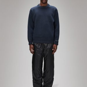 Sowa Knit Crew Neck - Navy/Black