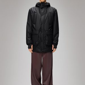 Lohja Long Insulated Cargo Jacket - Black