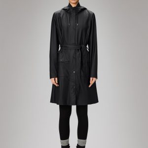 Curve Long Jacket - Black