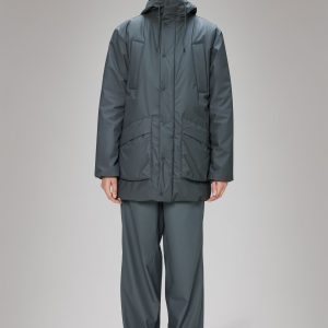 Lohja Long Insulated Cargo Jacket - Lagoon