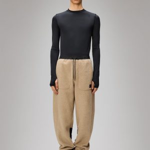 Yermo Fleece Pants Regular - Beige