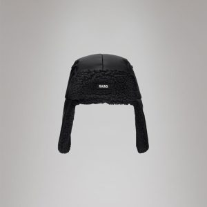Fleece Trapper Hat - Black