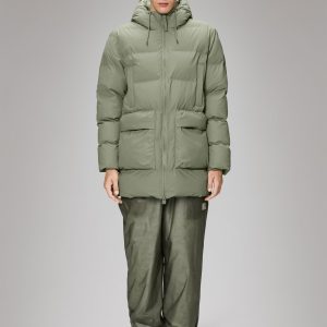 Alta Long Puffer Cargo Jacket - Drift