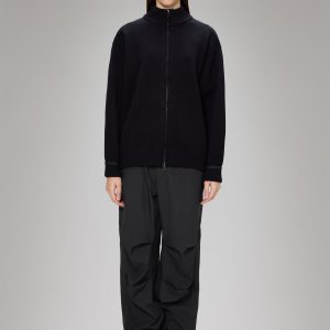 Sowa Knit Zip Cardigan - Black
