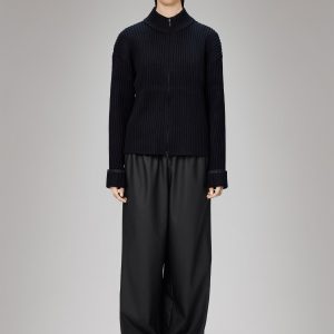 Sapa Knit W Zip Cardigan - Black