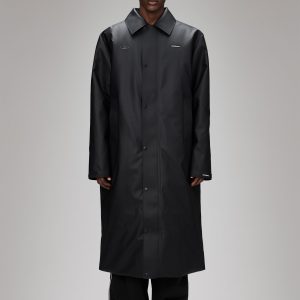 Rains x Umbro Manager Coat - Black