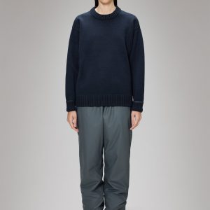 Sowa Knit Crew Neck - Navy/Black