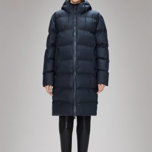 Alta Longer Puffer Jacket - Navy
