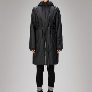Lohja Long Insulated Curve Jacket - Black