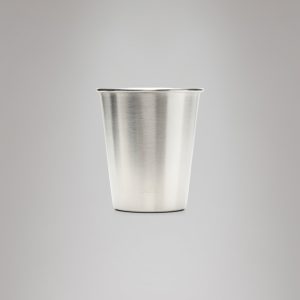 Stainless Steel 2-Pack Cups 250ml - Steel