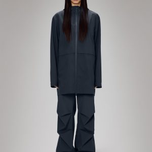Suva Hardshell Long Jacket - Navy