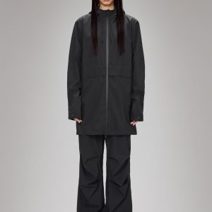 Suva Hardshell Long Jacket - Black