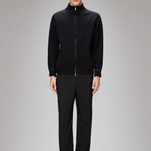 Sowa Knit Zip Cardigan - Black